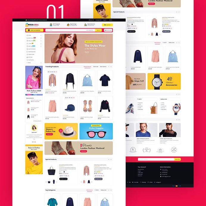Mega Cell - Super Market Shop - Prestashop Responsive Theme | TemplateTrip