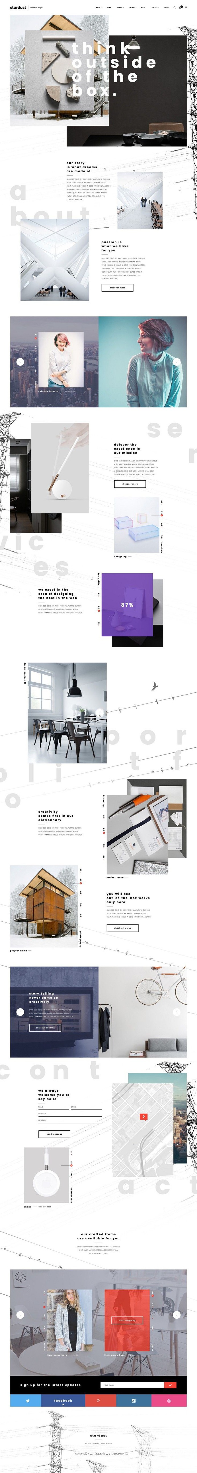 stardust is a Professionally designed Out-of-the-Box