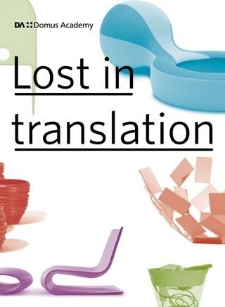 LOST IN TRANSLATION #translation #in #catalogue #cover #academy #domus #lost