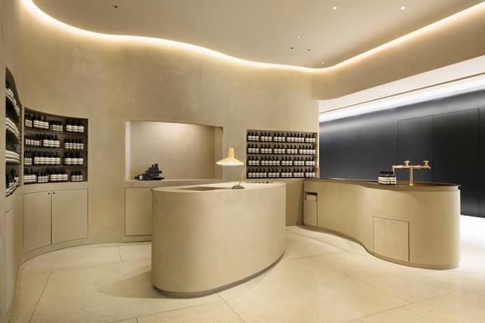 Aesop Ginza Six by Torafu Architects