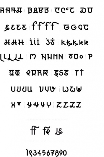 ALIER ADRIEN CHEV #font #typo