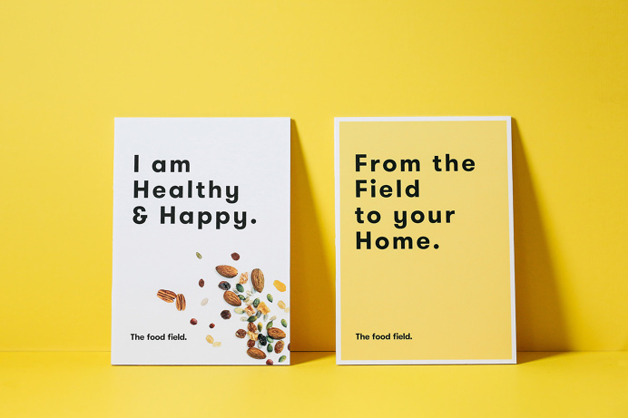 The Food Field store branding corporate design san pedro mexico by parametro studio business card minimal beautiful organic eat shop station