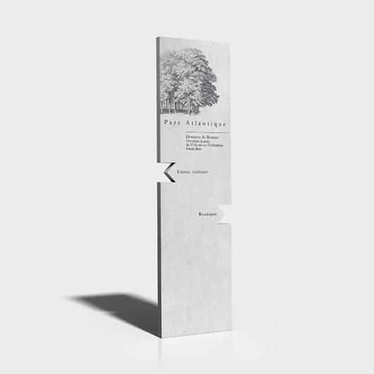 Wayfinding | Signage | Sign | Design | 户外石碑雕刻导视牌