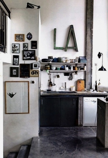 Industrial kitchen | iainclaridge.net #interior #house