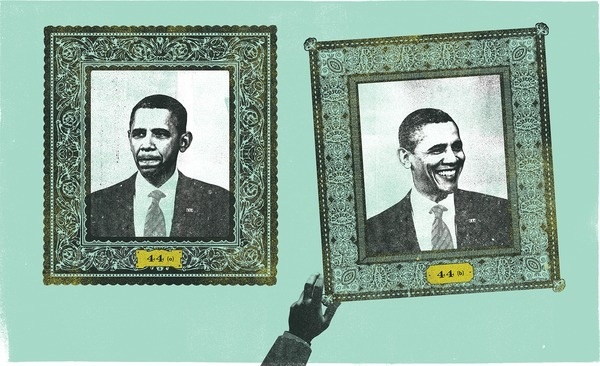 Editorial illustration for The Atlantic by Mike McQuade #texture