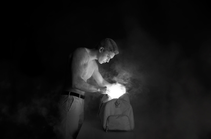 Light of knowledge. Upton Belts MMXV shoot by Wedge and Lever. #light #whiteonwhite #smoke #walking #throne #sculpture #upton #belt #belts #