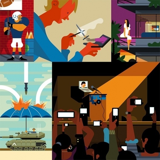 KOLCHOZ ILLUSTRATION #monocle