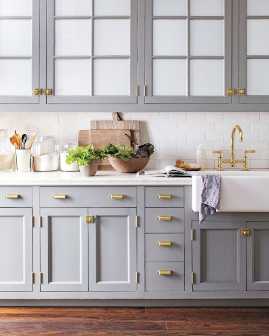 dreamy brass kitchen fixtures / sfgirlbybay #interior #design #decor #kitchen #deco #decoration