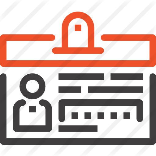 See more icon inspiration related to identity card, files and folders, business and finance, id card, office material, pass, identification, identity, file, office and business on Flaticon.