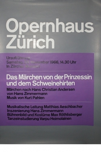 Josef Müller-Brockmann DAS MARCHEN [ 128CM X 90CM ] via www.blanka.co.uk
