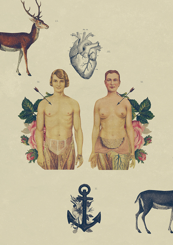 Behance :: Editing El Camino de la Vida #life #camino #love #collage #vintage
