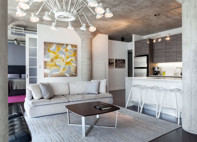 Small but Attractive Modern Loft in Toronto - #decor, #interior, #homedecor,