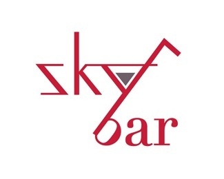 1.logo design #skybar #design #identity #logo #clever