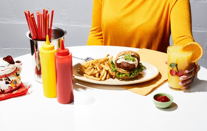 Photography for Plant-based restaurant Grasshopper