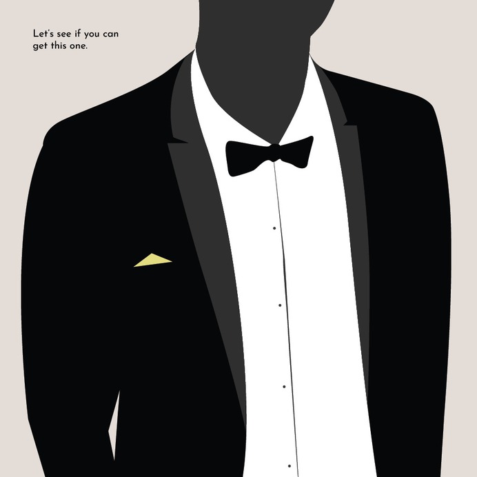 The tuxedo-wearing Mr. J as featured in Kanis Majoris.