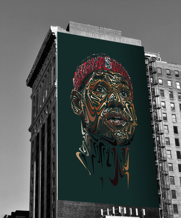 The Nike Portraits #lebron