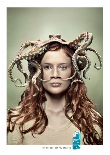 Novartis Otrivin – Laissez la mer vous aider àrespirer | Voyons Voir - J'aime le frivole #design #graphic