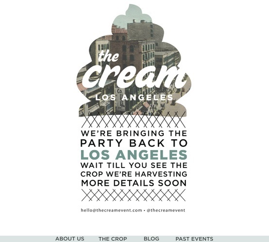 cool logo #negative #type #cream #logo