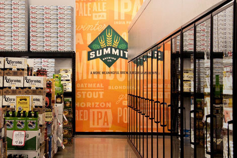 Summit Brewing Display #beer #display