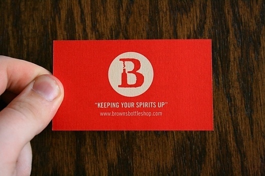 Brown's Bottle Shop Branding on Branding Served #logo #branding #business card