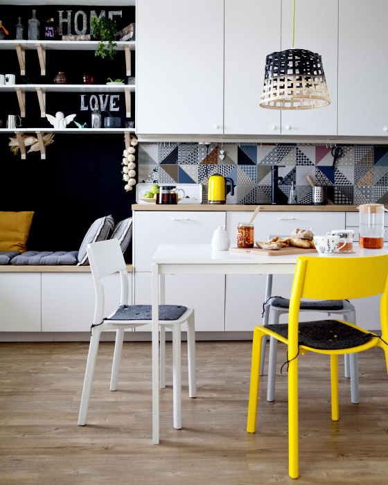 IKEA smart tiny kitchen, METOD storage bench