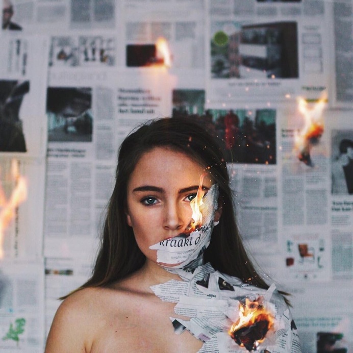 Incredible Manipulated Self-Portraits by Annegien Schilling