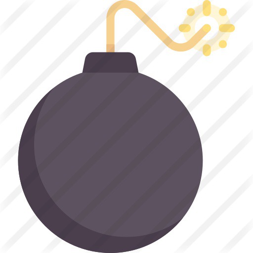 See more icon inspiration related to terrorism, detonation, miscellaneous, explosive, weapons, weapon, bomb and security on Flaticon.