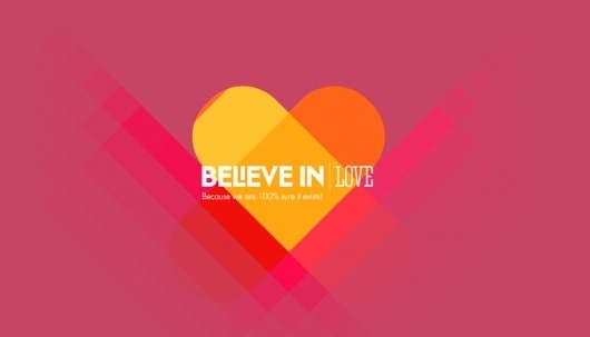 Looks like good Microsite by Soleil Noir #believe #in #vector #love