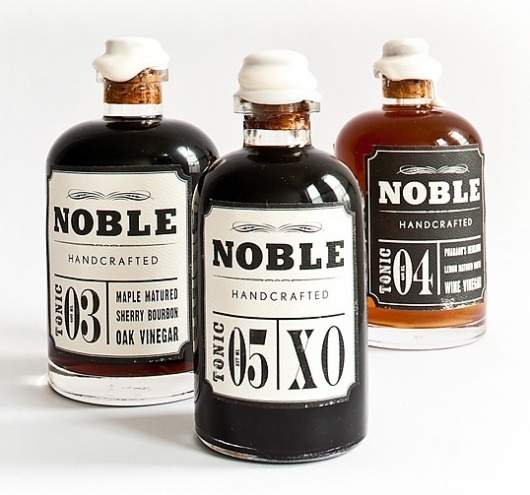 noble1.jpg (538×503) #packaging #noble #tonic #label
