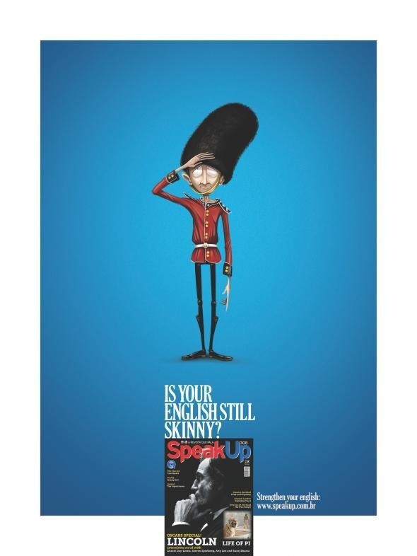 SpeakUp Magazine: Soldier :: Innova - All Around the Brand, Sao Paulo, Brazil #speaking #kingdom #britain #english #soldier #speech #guard #illustration #united #skinny #language #magazine