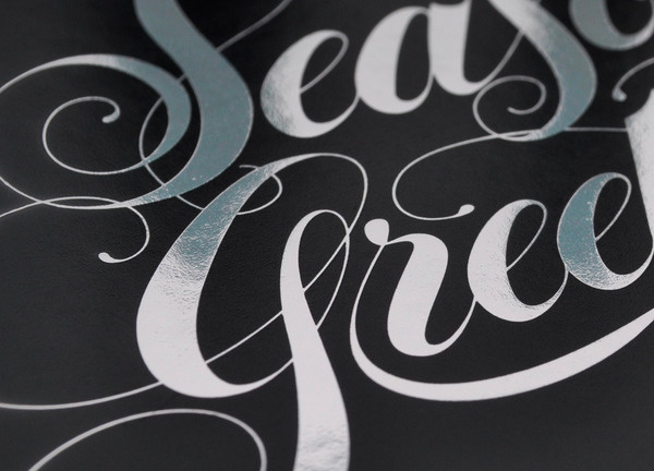 Tellurian – Season's Greetings Luke Lucas – Typographer | Graphic Designer | Art Director #lettering #lucas #luke