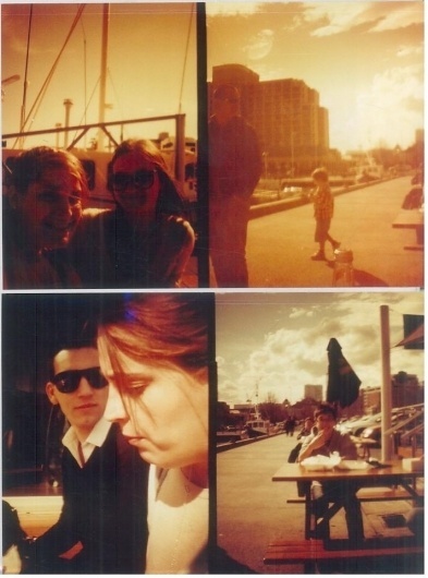 Don't look at me, i'm only breathing.. S|11|12 #sun #negative #city #redscale #diana #waterfront