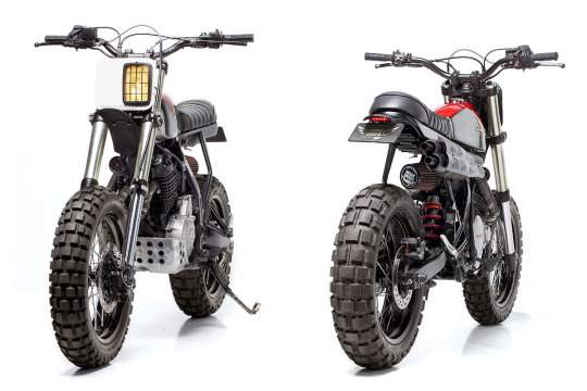Custom scrambler NX650 by Dream Wheels #moto #scrambler