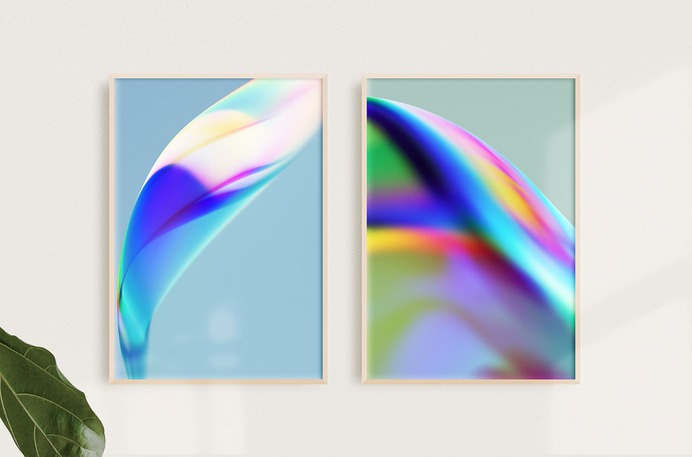 Chromatic Pastels - Mindsparkle Mag Shane Griffin designed this beautiful project named Chromatic Pastels. Continuing his exploration into diffractive light, this series sees the vibrant chromatic palette juxtaposed against subtle pastel environments. #logo #packaging #identity #branding #design #color #photography #graphic #design #gallery #blog #project #mindsparkle #mag #beautiful #portfolio #designer