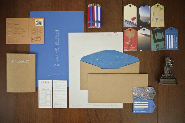 Wanderlust #print #identity #travel #branding
