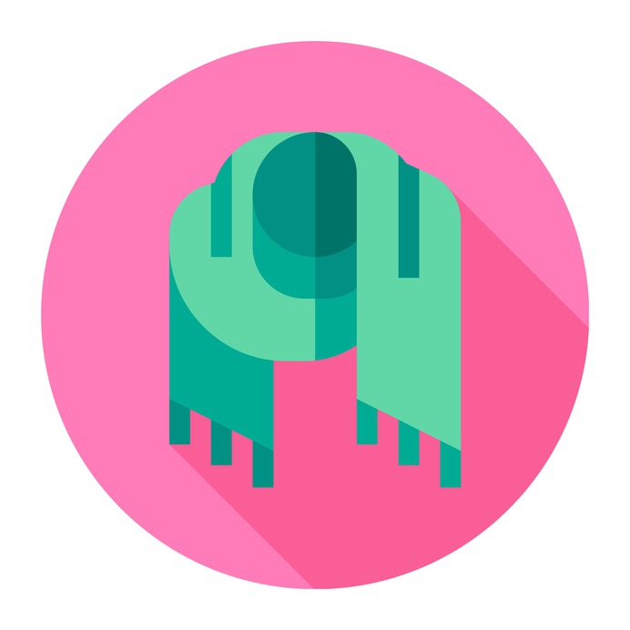 See more icon inspiration related to garment, scarfs, scarf, winter, fashion and clothes on Flaticon.
