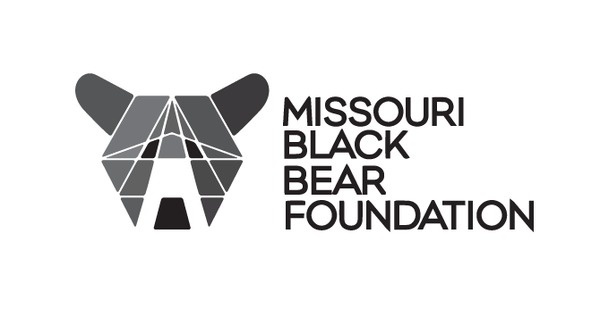 MO Black Bear logo concept #missouri #geometric #black #grid #illustration #triangle #mo #bear #face #animal
