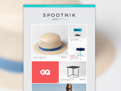 Spootnik #blocky #images #email #newsletter