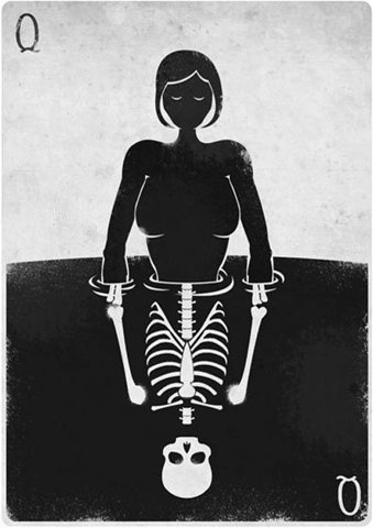 THE SEA IS MY SONG #skeleton #white #black #illustration #and