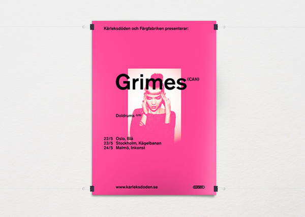 Henrik Stelzer — Art Direction #swiss #pink #grids #grimes #grid #system #poster #systems #typography