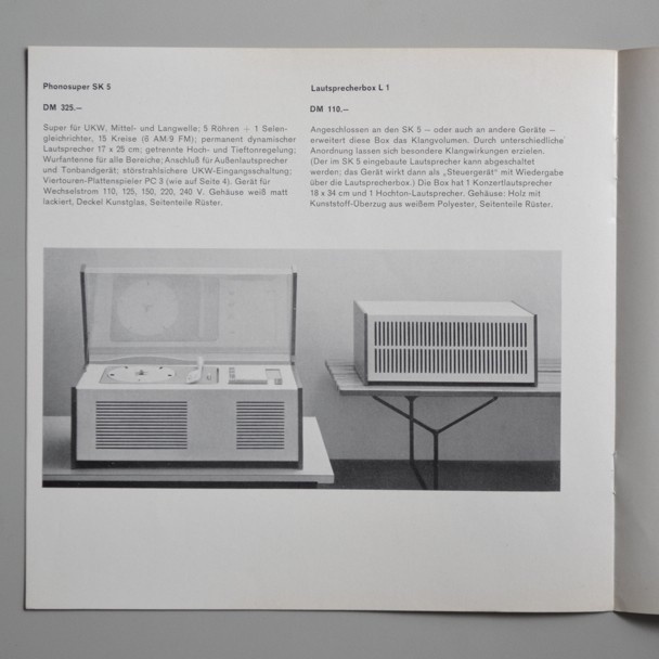 Braun Radio-phonogerate 1pamphlet Wolfgang Scheitel 1959 via www.dasprogramm.org