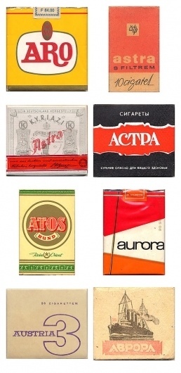 Awesome Vintage Cigarette Package Designs #vintage #packaging #cigarette
