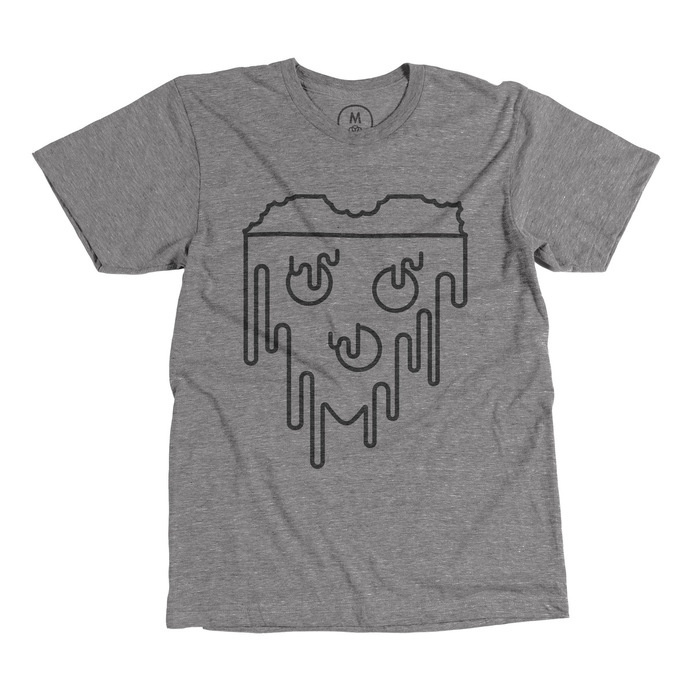 Men's Tee #cheese #design #graphic #shirt #minimal #tee #pizza #logo #party