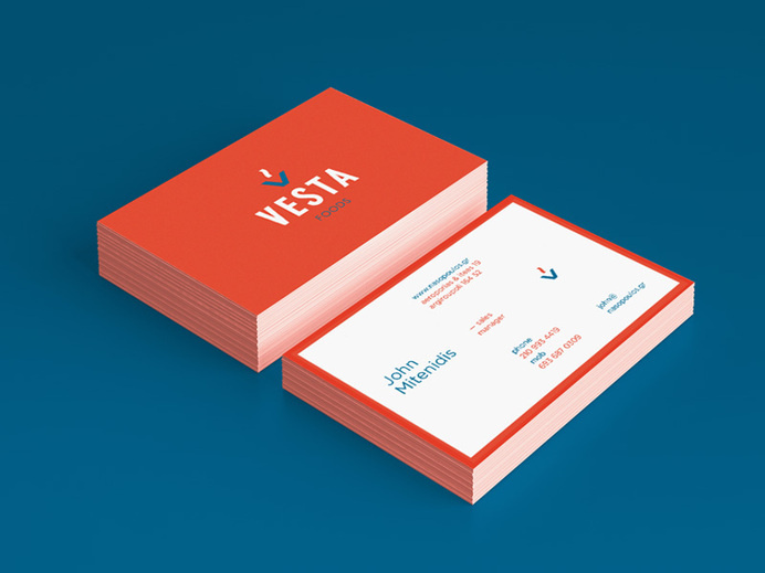 Vesta Foods - grab.the.eye | design & visual communication #card #foods #business