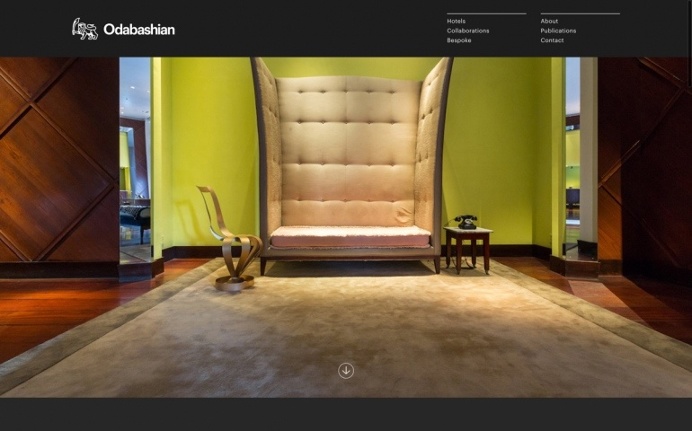 Odabashian website design by Anagrama webdesign website
