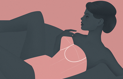 Jack Hughes Illustration #lingerie #female