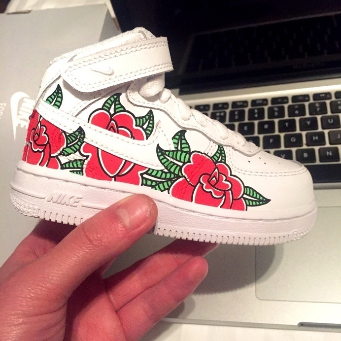 Air Force 1's by the London based artist Adam Claridge #nike #art #custom