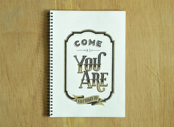 As I want you to be. #lettering #nirvana #sketchbook #kallos #type #typography