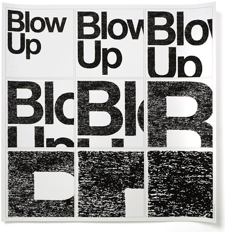 Typographic posters by Experimental Jetset #helvetica #movie #poster #film