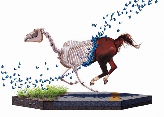 Paintings - Josh Keyes #keyes #horse #josh #paintings